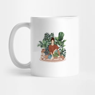 Plant lady, Girl with plants 2 Mug